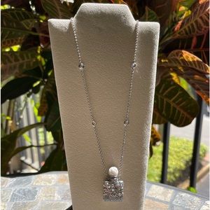 Amethyst smokey quartz/crystal POISON bottle vital necklace